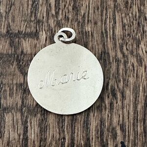 Vintage “Marie” Engraved Name Charm | 1/20 12K Gold Filled Personalized Pendant